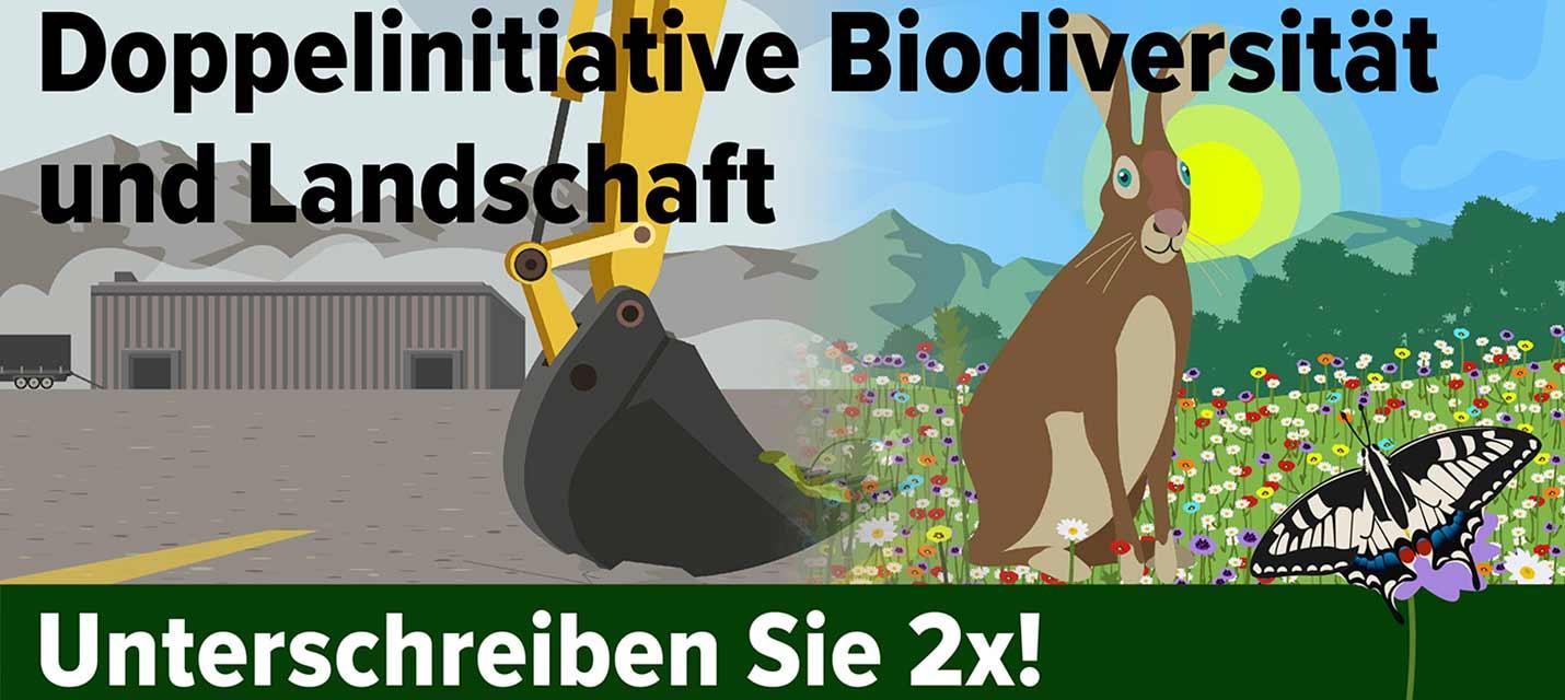 Doppelinitiative Biodiversität/Landschaft