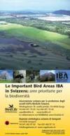 Flyer «Le Important Bird Areas IBA in Svizzera»