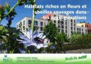 Habitats riches en fleurs et abeilles sauvages dans les agglomérations