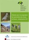 Eléments pour les programmes de conservations des oiseaux en Suisse - Actualisation 2011